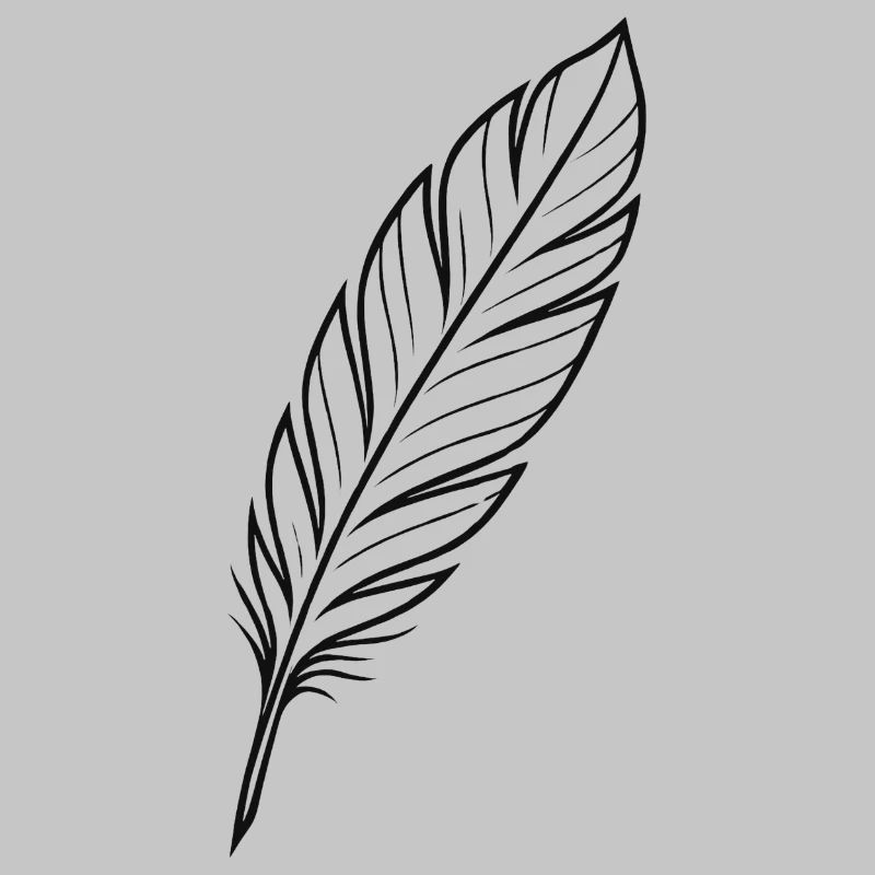 Black Feather Silhouette