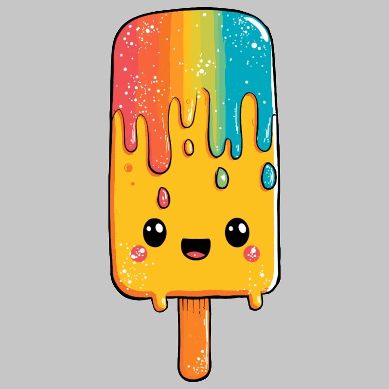 Rainbow Popsicle Happiness
