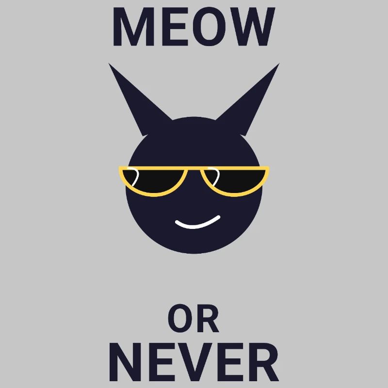 Miau oder nie Sonnenbrillenkatze
