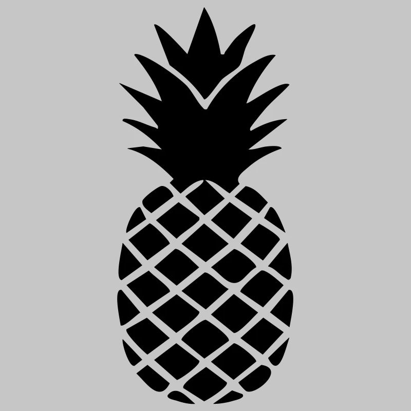 Ananas-Silhouette – Tropisches Statement-Design