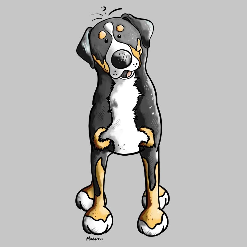 Witziger Schweizer Sennenhund
