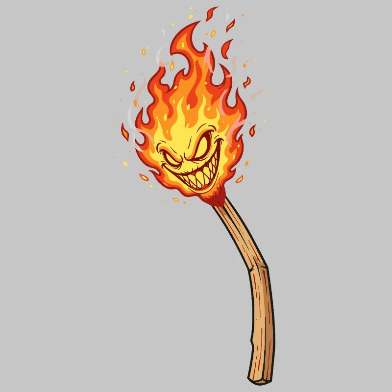 Lodernder Flammenkobold