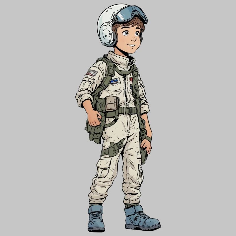 Pilote de chasse comique vintage