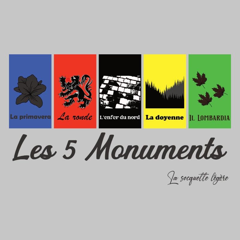 Les 5 monuments cycliste