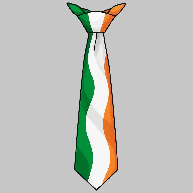 Cravate d’Irlande – Conception du drapeau