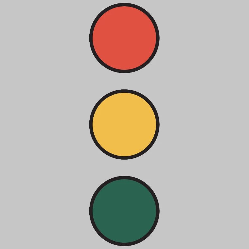 Color Wheel Stack: Red Yellow Green