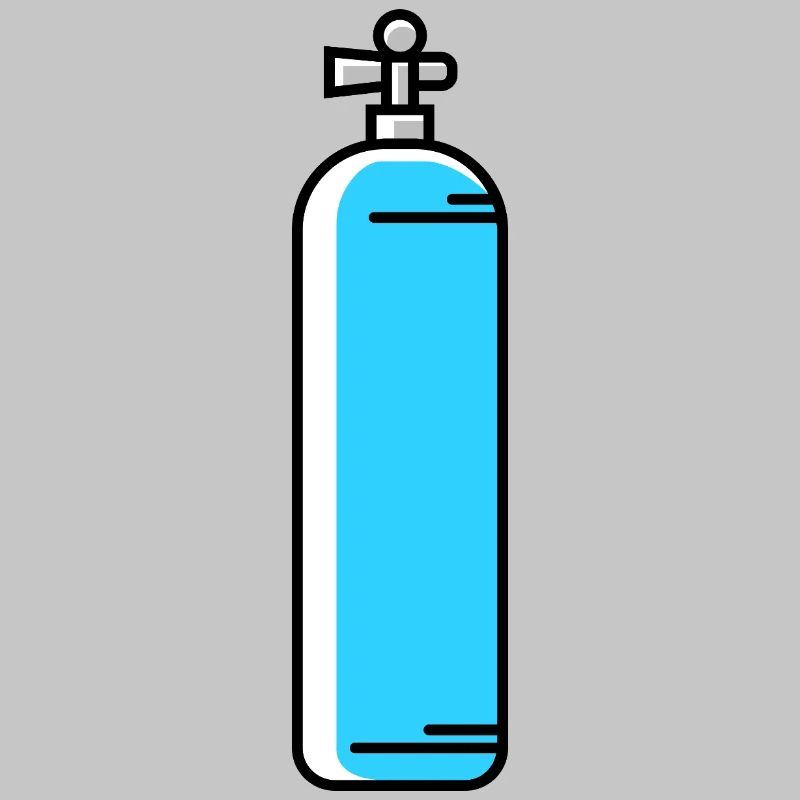 Sauerstoff Tauchen symbol