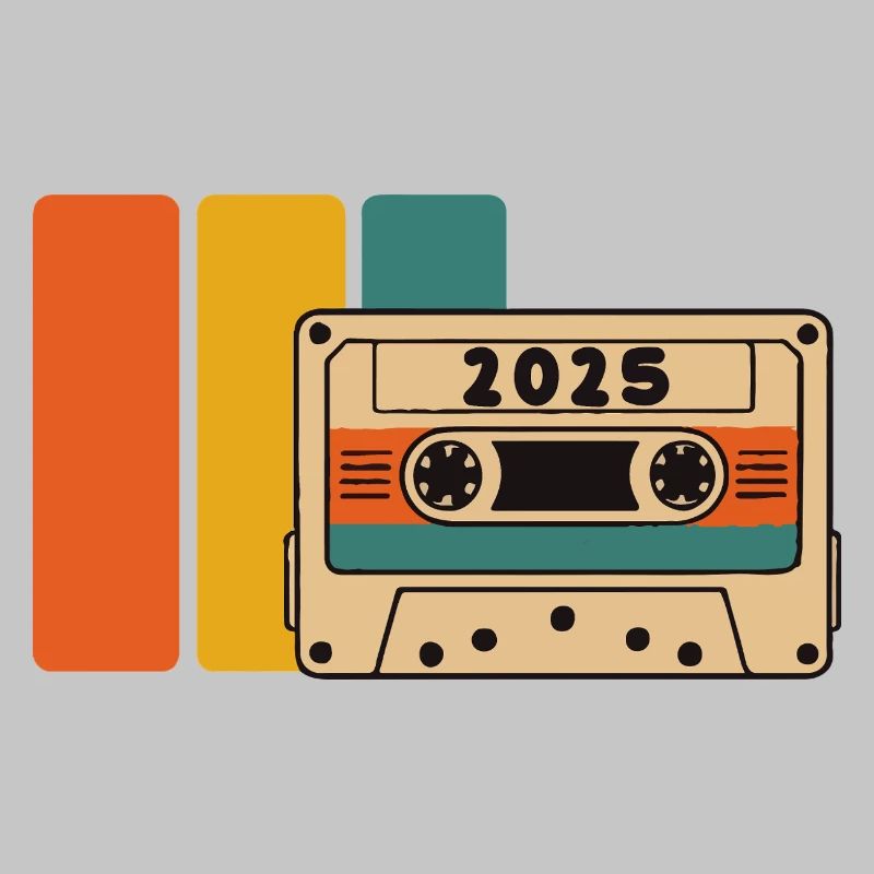 2015 Retro Cassette Vibrant Palette