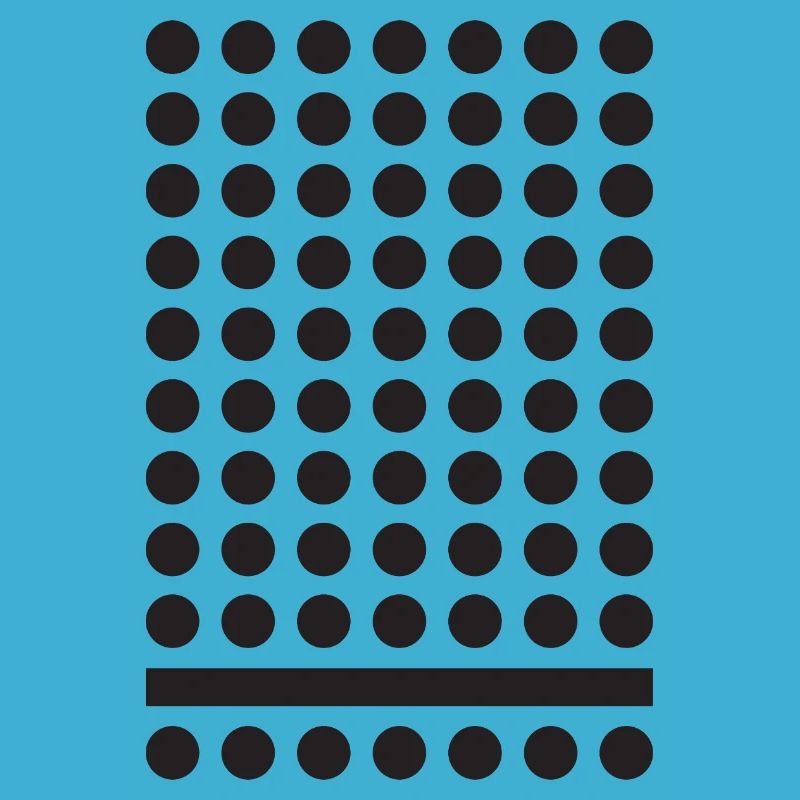 Monochrome Dot Grid Pattern