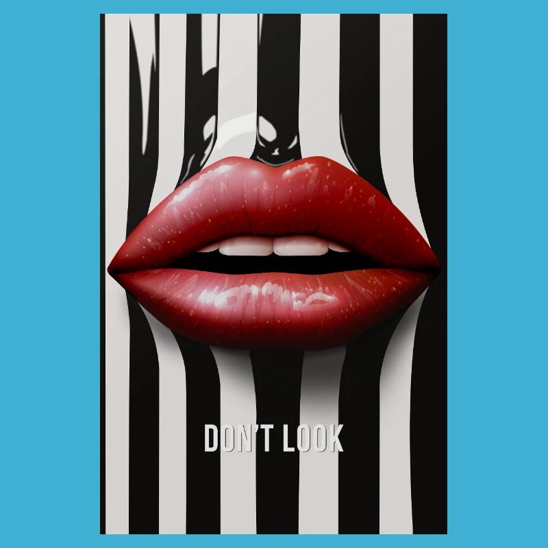 Don’t Look Lippen Statement Design