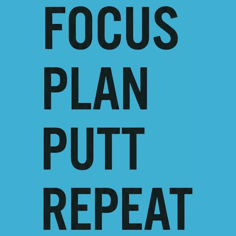 Golf Focus Plan Putt Reapeat