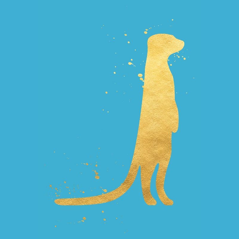 Silhouette de la Suricate dorée