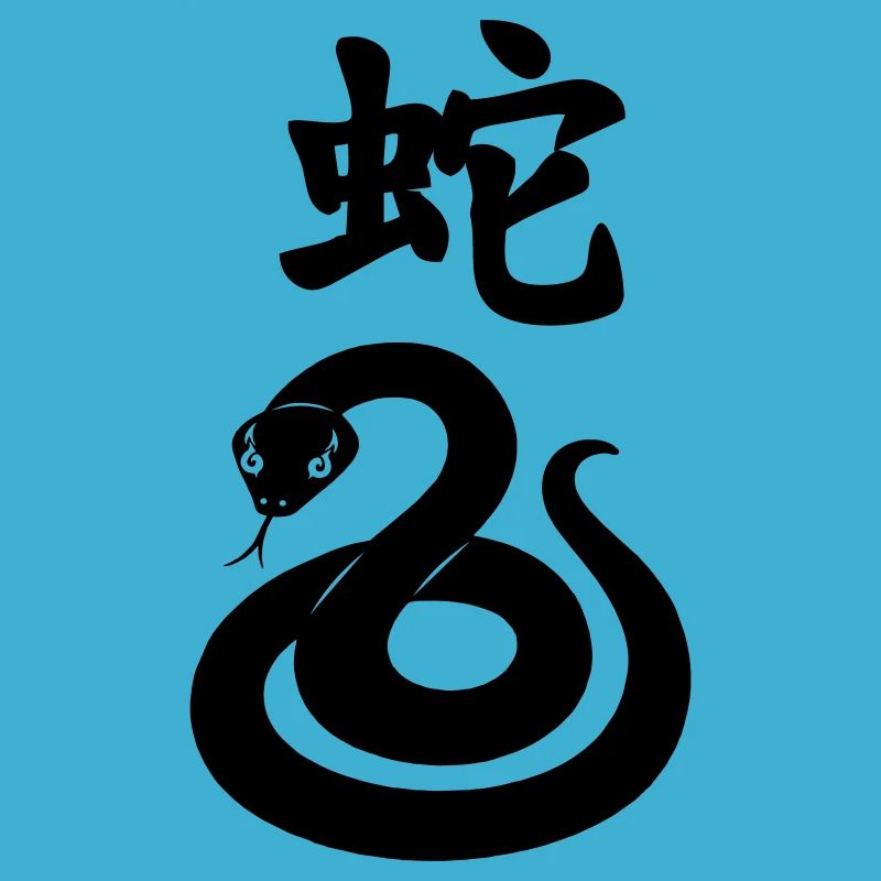 Serpent à caractère chinois avec image de serpent