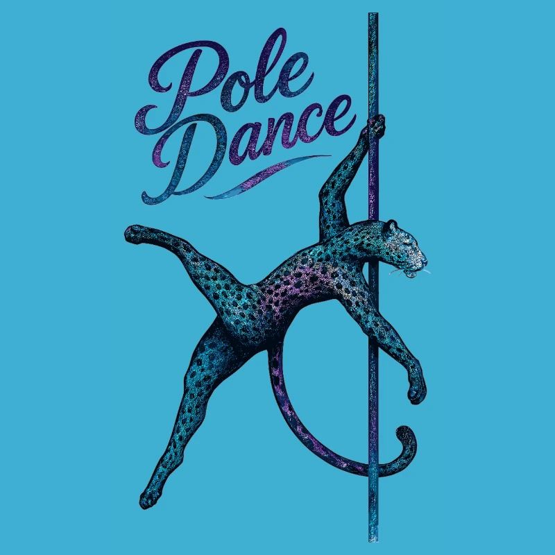 Pole dance Léopard Pole Dancer Pole Cadeau