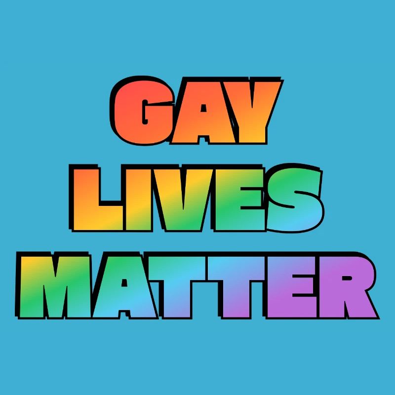 Déclaration typographique Pride Rainbow