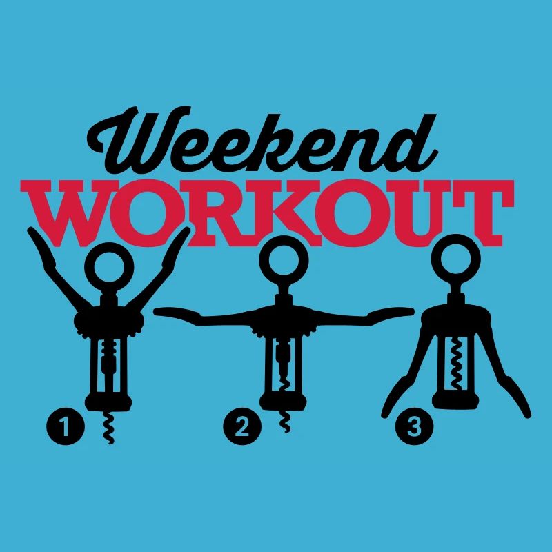 Weekend workout corkscrew