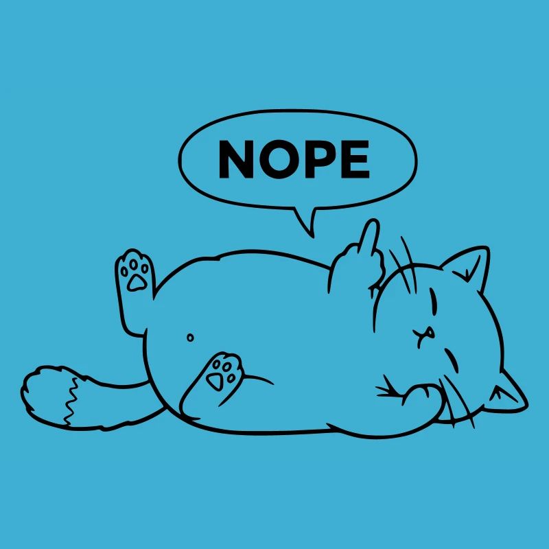 Chat non | Déclaration sarcastique de chat