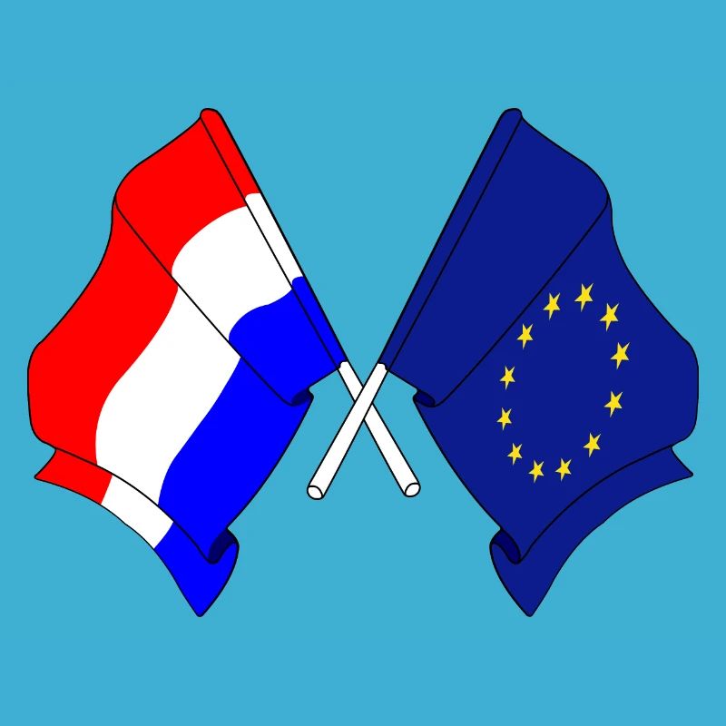 Drapeau des Pays-Bas, drapeau de l’Europe