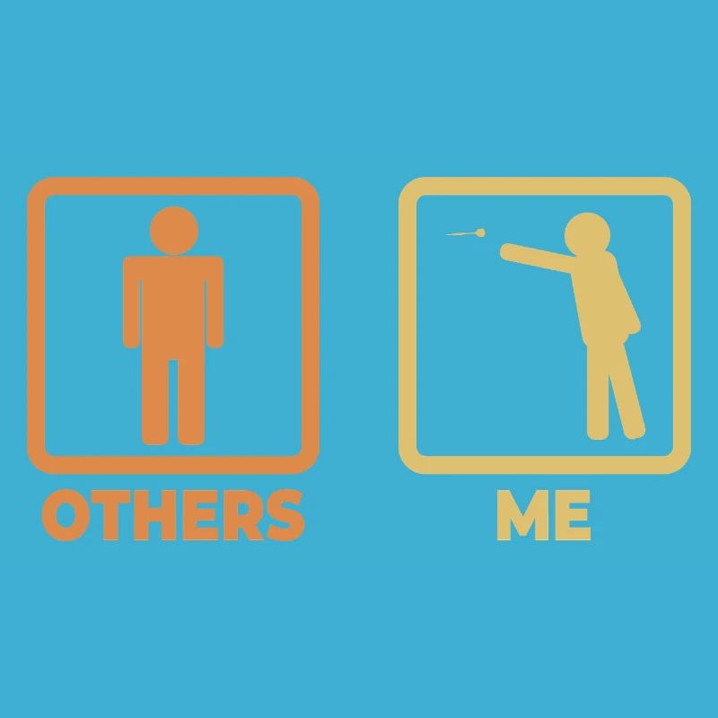 Darter stick figures
