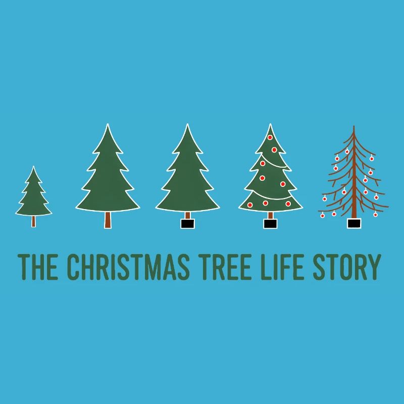 Weihnachtsbaum Evolution – Lustiges Xmas Design
