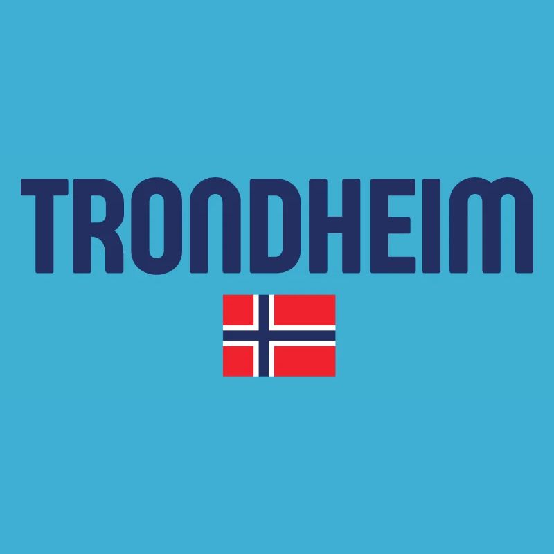 Trondheim Norway Flag Design