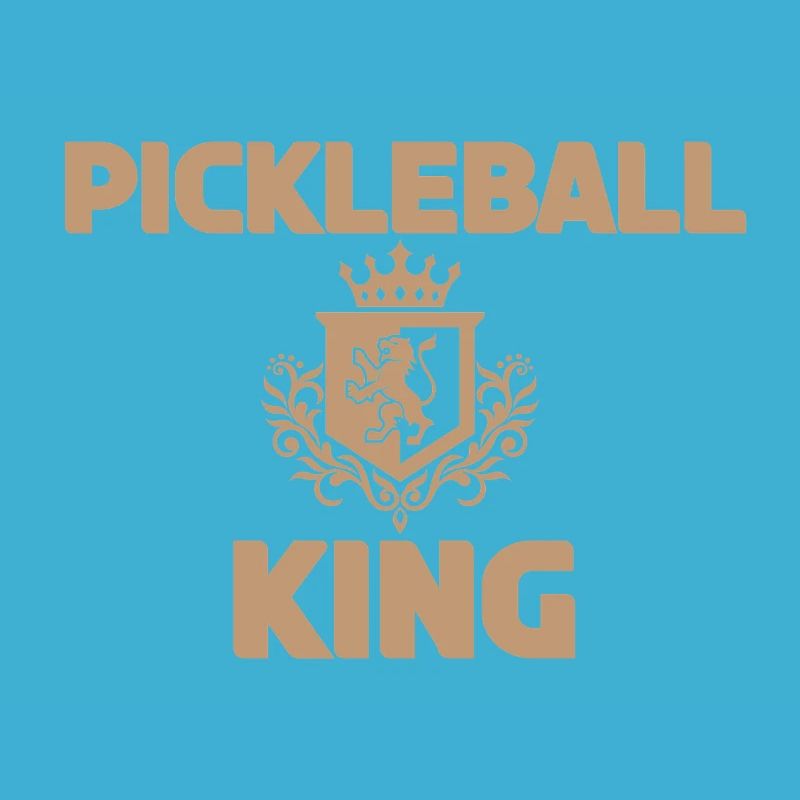 Pickleball King Pattern Design