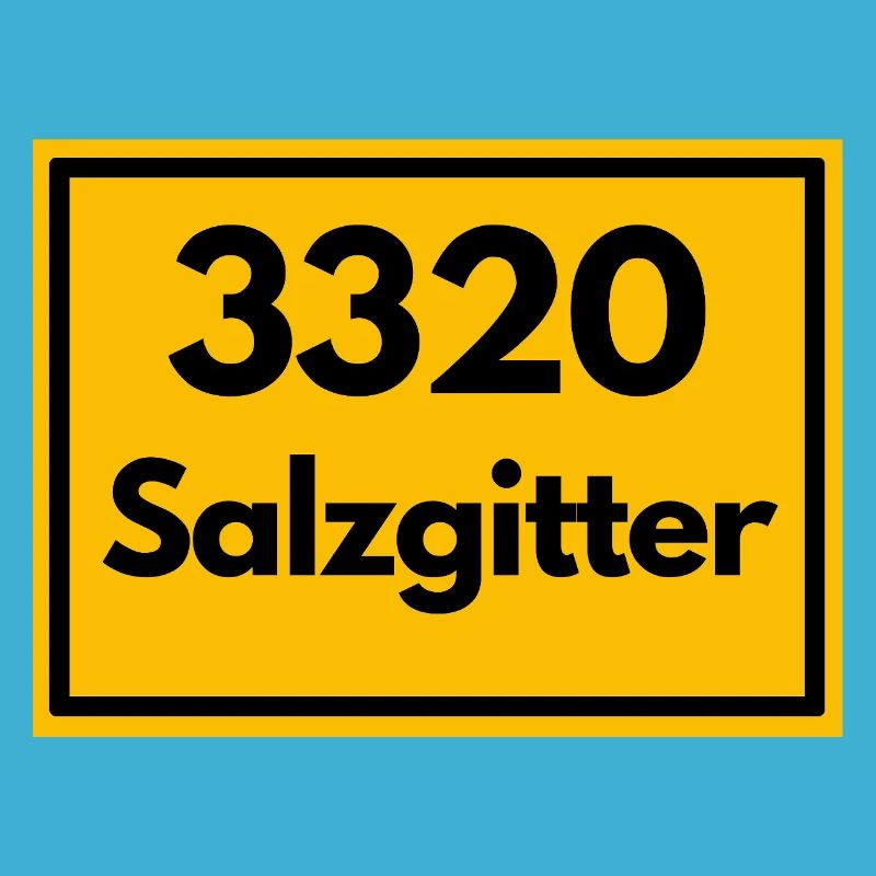 ANCIEN CODE POSTAL RETRO 3320 SALZGITTER