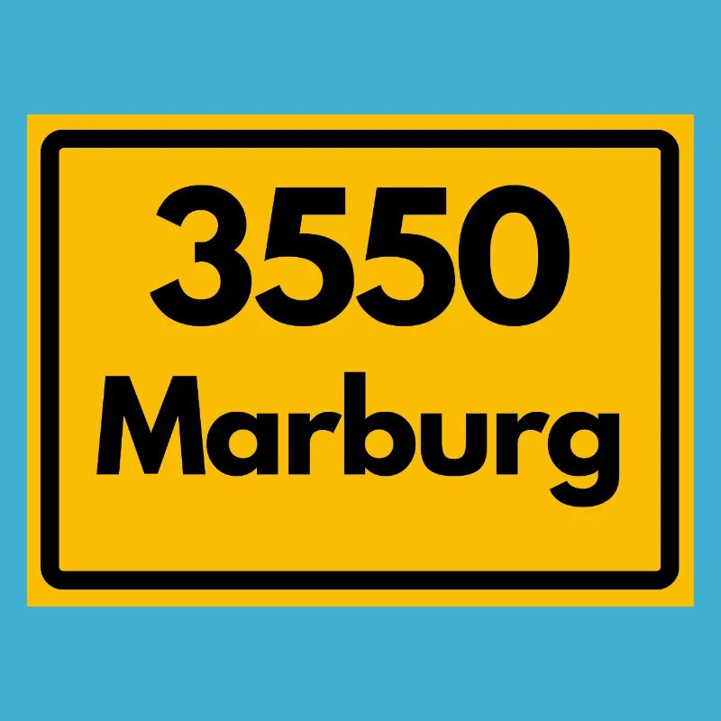 OLD POSTCODE ZIP CODE RETRO 3550 MARBURG