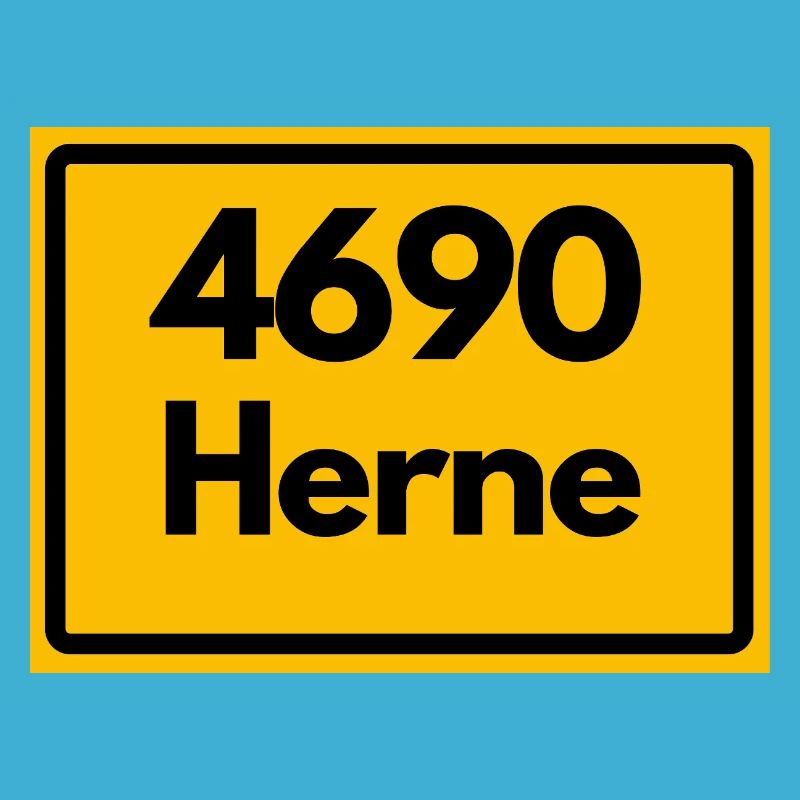 ANCIEN CODE POSTAL RETRO 4690 HERNE – NRW