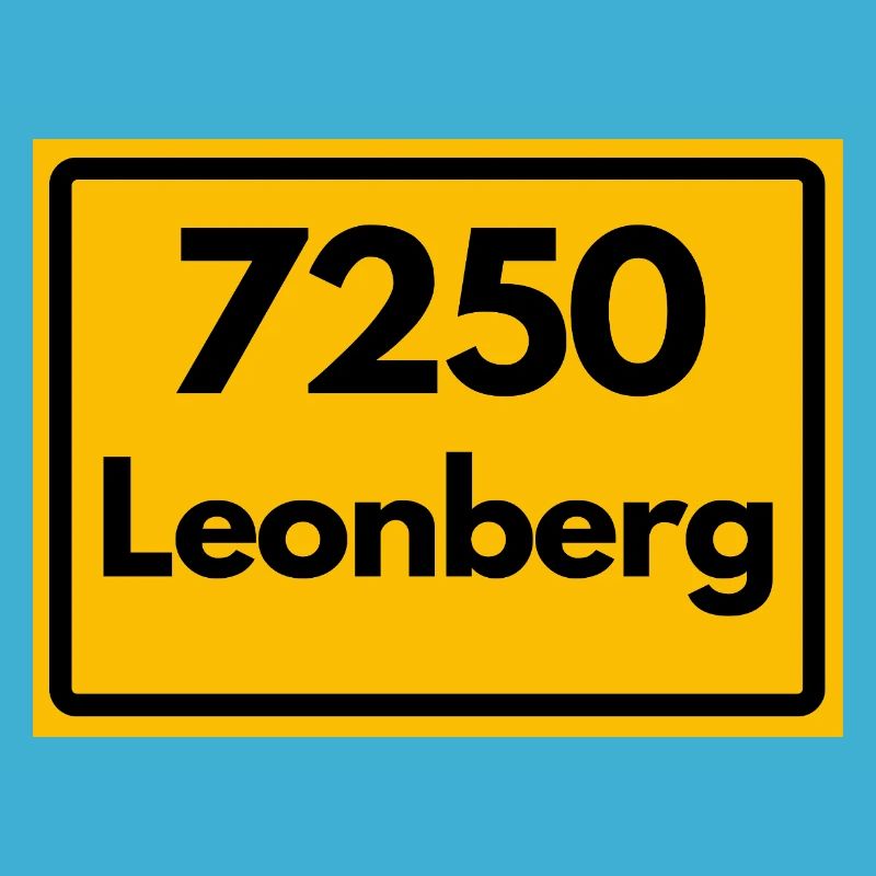ANCIEN CODE POSTAL RÉTRO 7250 LEONBERG HEIMAT