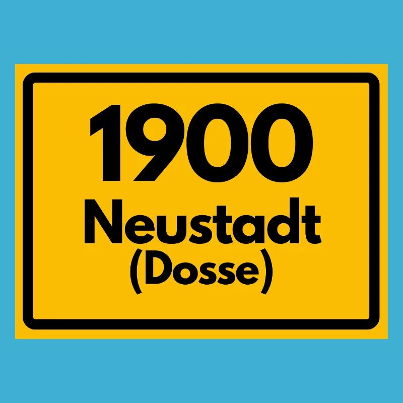OLD POSTCODE ZIP CODE RETRO 1900 NEUSTADT DOSSE