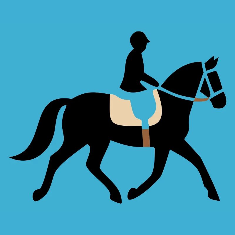Logo de la silhouette du cavalier