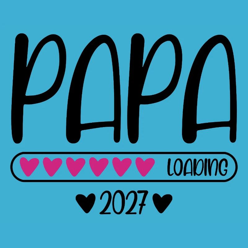 Dad 2027 loading with heart loading bar