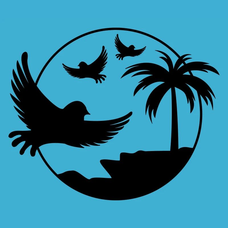 Oiseaux de l’île paradisiaque