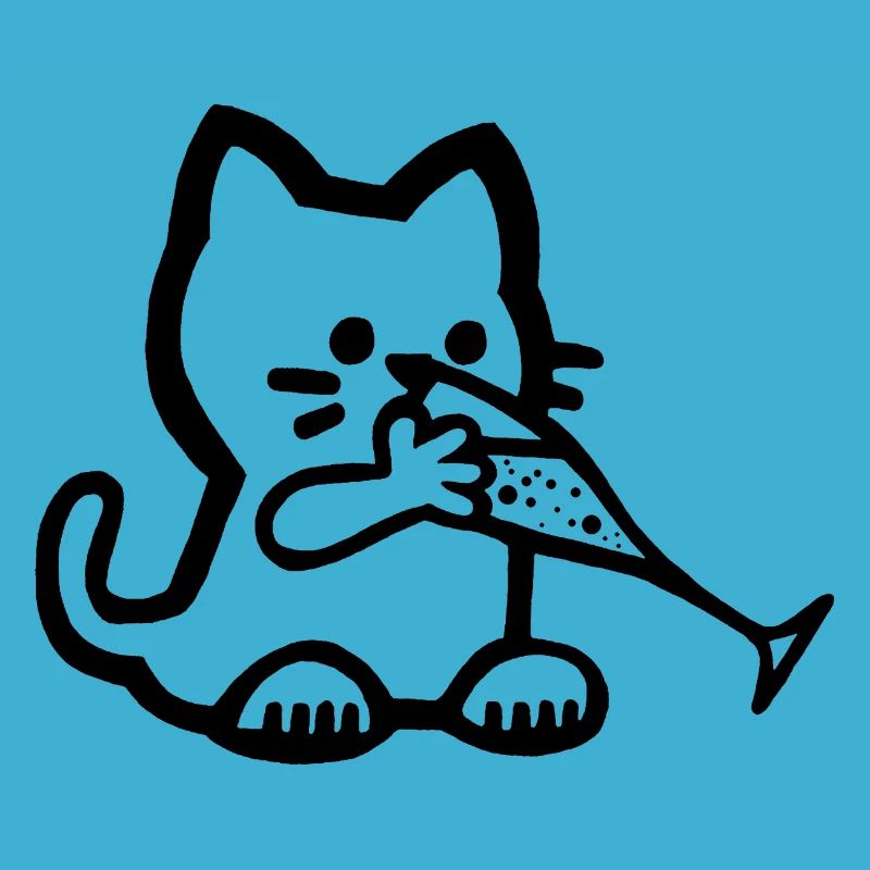 Chaton qui a soif
