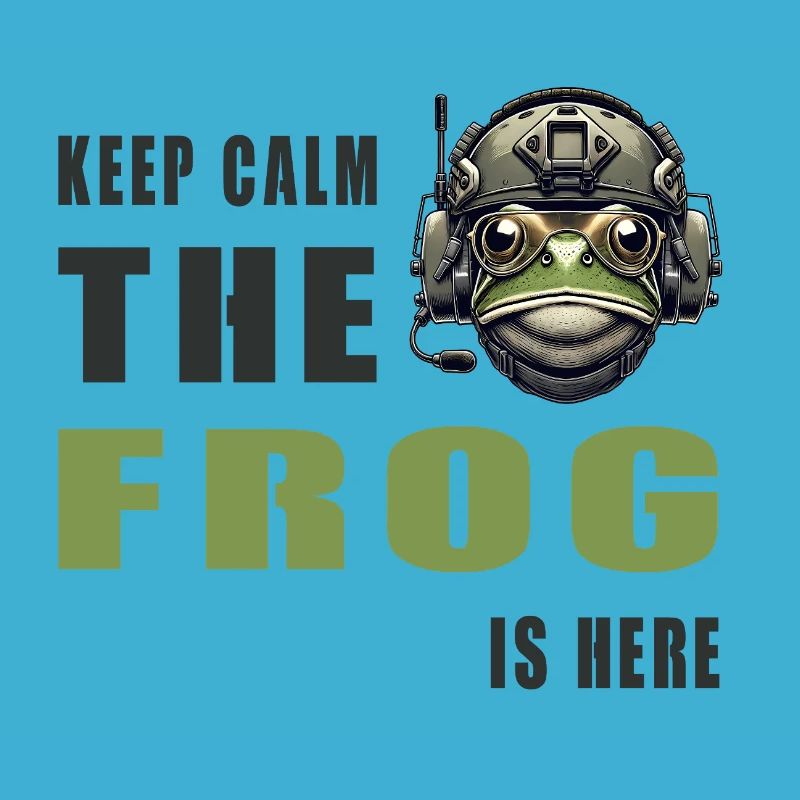 Kampffrosch – Keep Calm Style