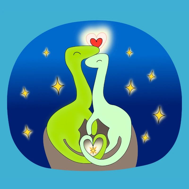 Compsognate en amour