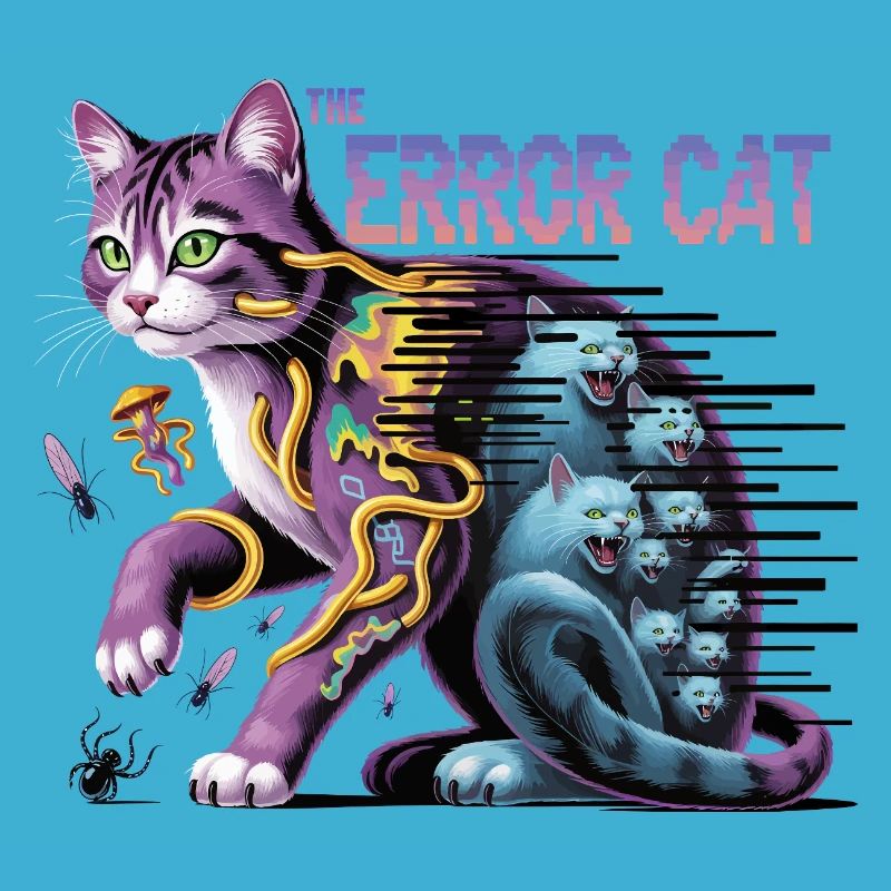 L’art numérique du chat errant