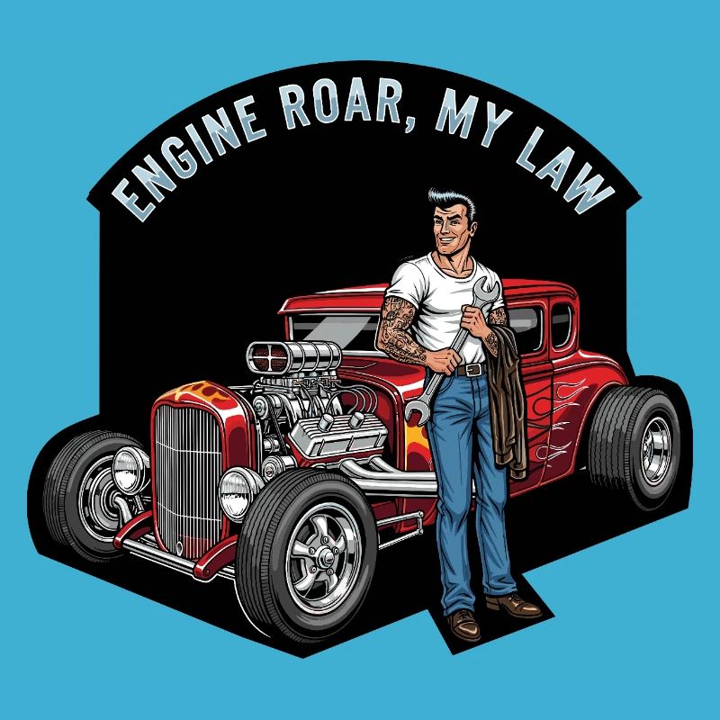 Hot engine and rebellious style