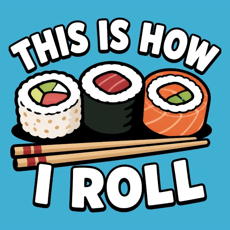 How to roll Japanese sashimi rolls