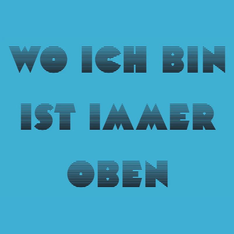 Wie ein Kompass: Ich bin immer oben