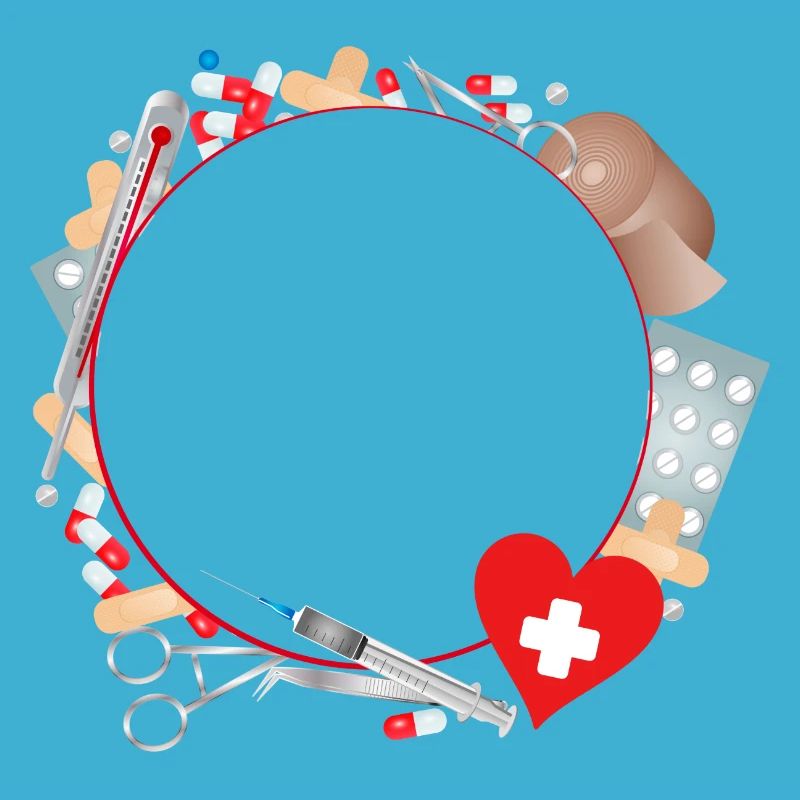 First aid kit or first aid kit as a frame