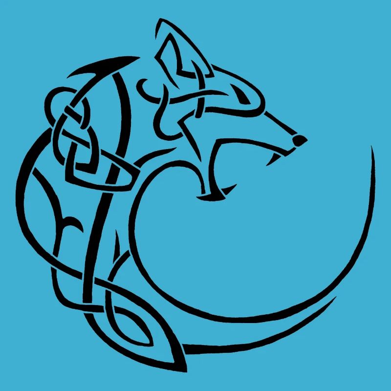 black lunar wolf