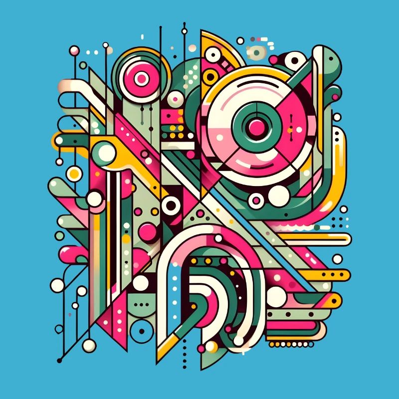 Neon Geometry — Hypergrid