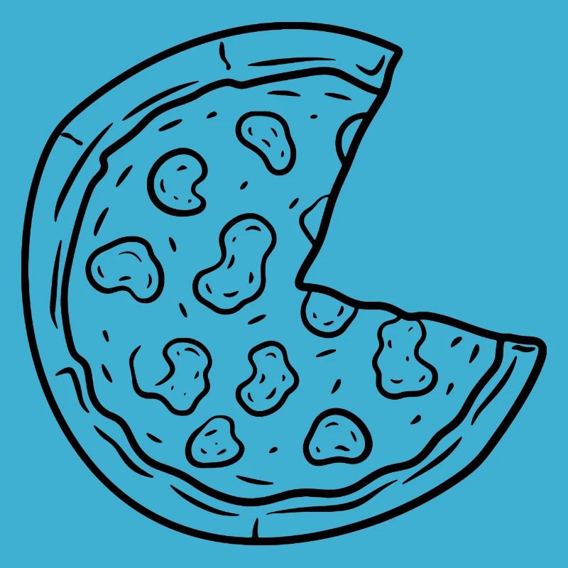 Dessin de pizza