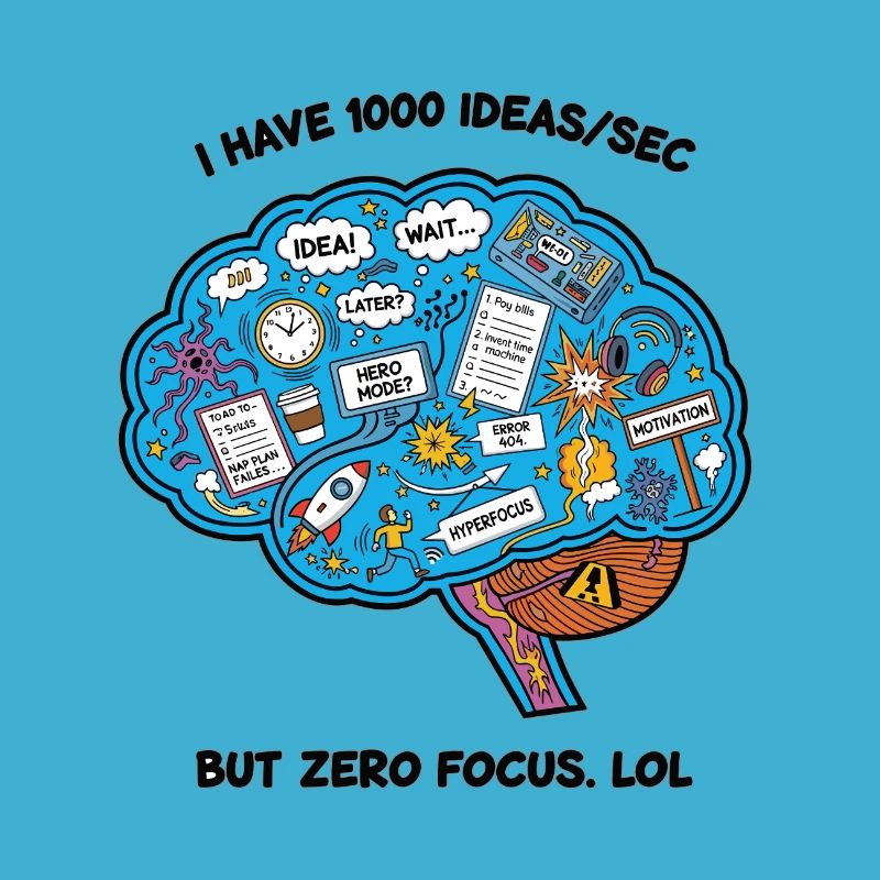 Creative Brainstorming Illustration