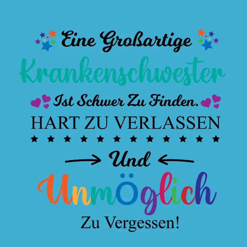 Krankenschwester Beruf Spruch Abschied Geschenk