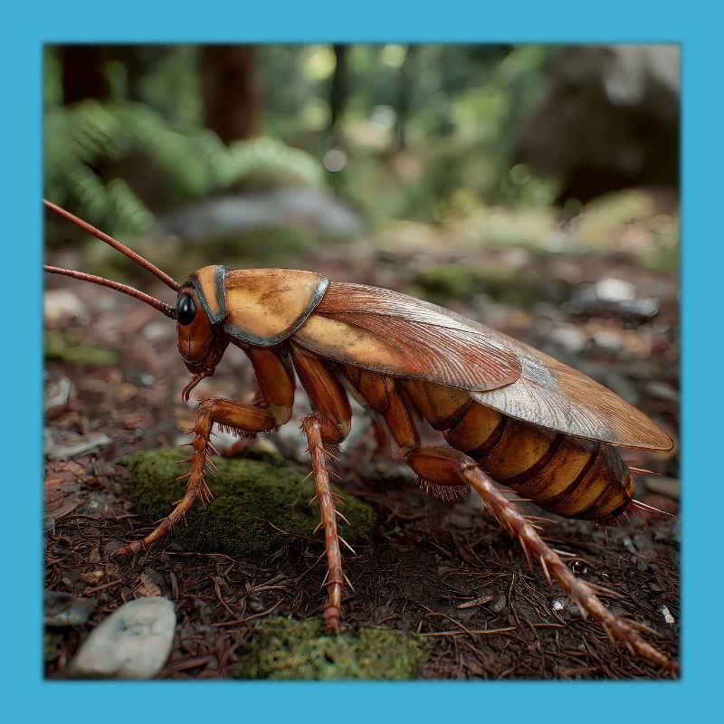 Realistic Cockroach – Macro Insect Design