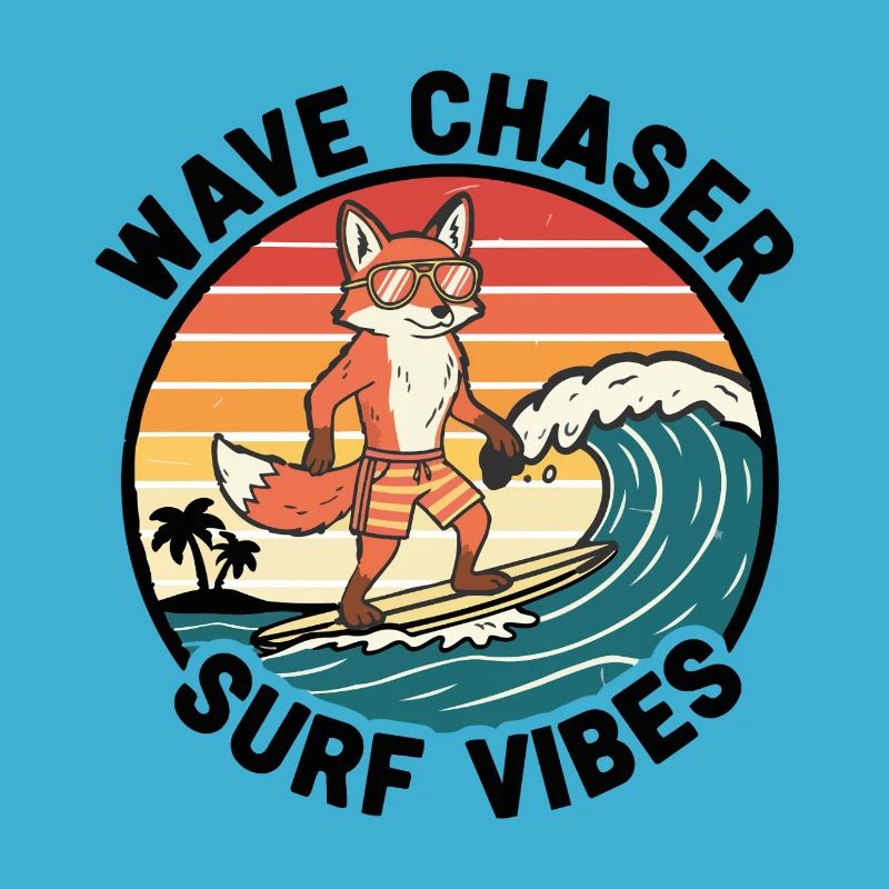 Fox Surfer Wave Chaser Surf-Vibes