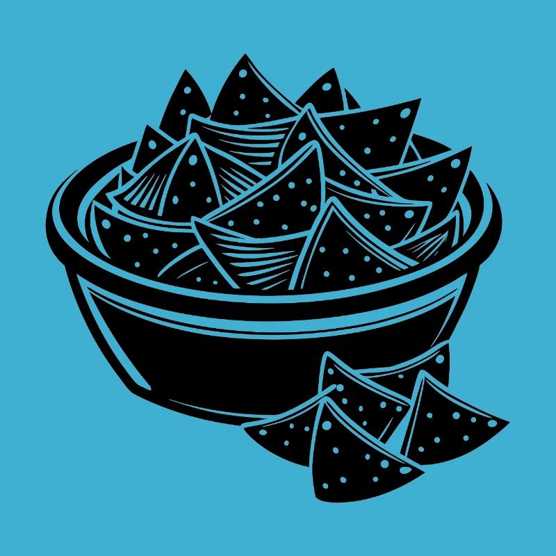Chips und Dip-Nachos